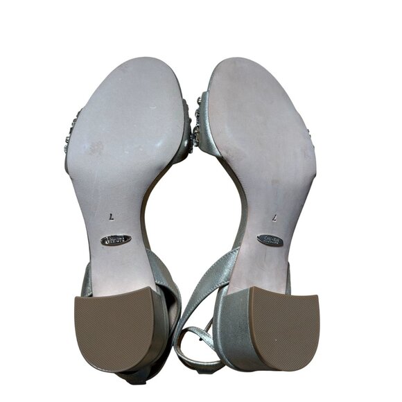 Badgley Mischka Ivanna Embellished Evening Shoe Women's Size 7 New In Box! - Picture 7 of 9